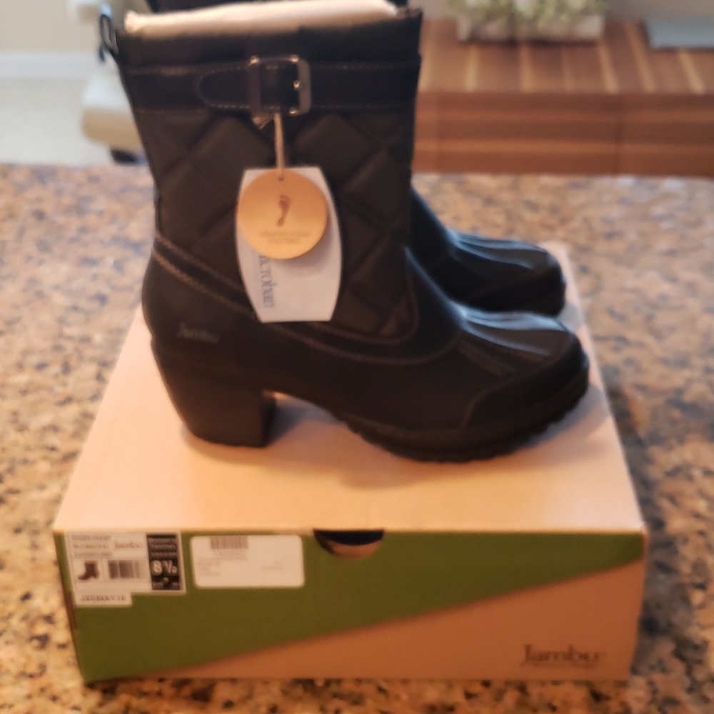 Jambu water resistant boots black/hunter green